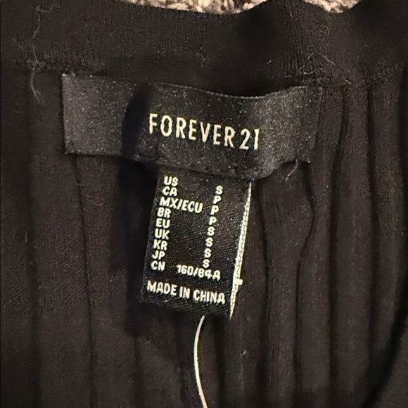 Forever 21 Black Criss-Cross Bodysuit - Small - Picture 4 of 7